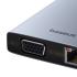 Baseus PortalJoy Series 13-Port  HUB（Type-C to HDMI4K@60Hz*2+DP4K@120Hz*1+VGA*1+USB3.1*2+Type- C3.1*1+USB2.0*1+PD*1+RJ45*1+SD/TF*1+3.5mm*1) - Space Grey